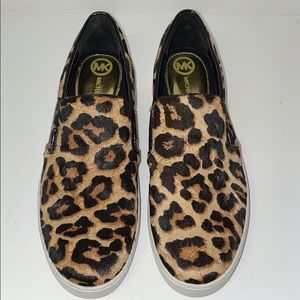 NEW Michael Kors Animal Print Slip-On Shoes